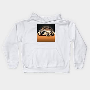 Art Deco Style Cars Kids Hoodie